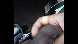 Masturbating