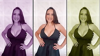 Dirty dance by Brazilian with big tits