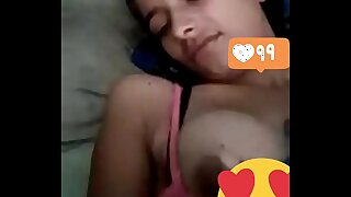 Beautiful India girl selfie sex video