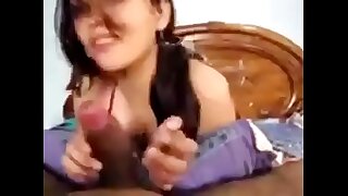 Indian Gf having fun with my Dick part1