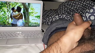 Indian Punjabi British Masturbating Cock Dick Whilst Watching Indian Web Series With Audio